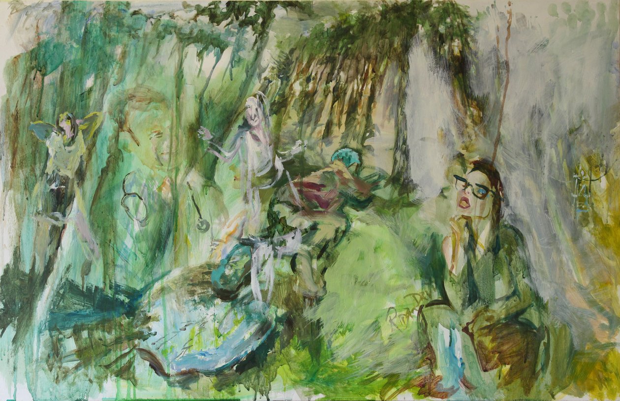 Topaz Sniper, 2015 (akvarell) av Rob D Davies