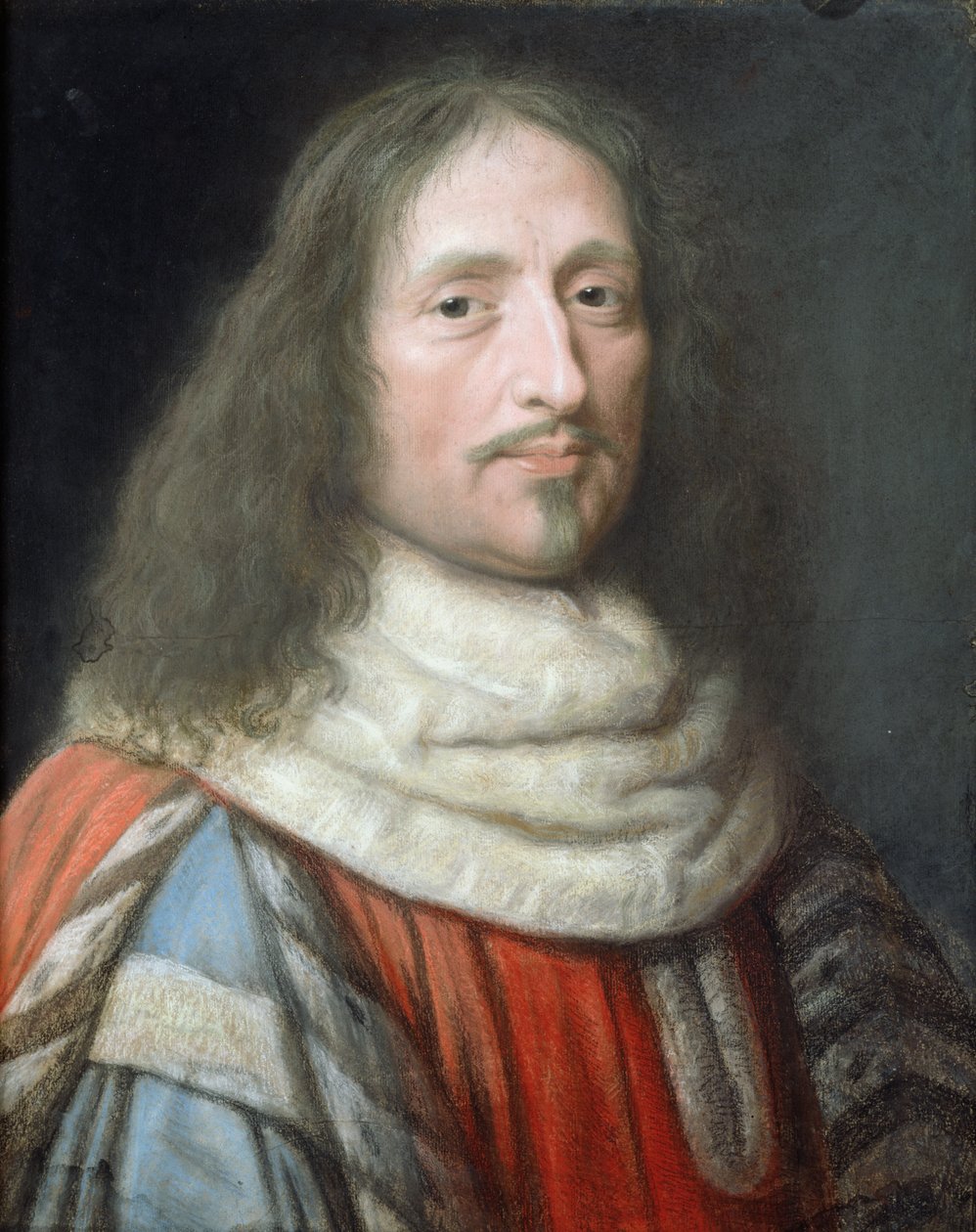 Guillaume de Lamoignon (1617-77) (pastell på papper) av Robert Nanteuil