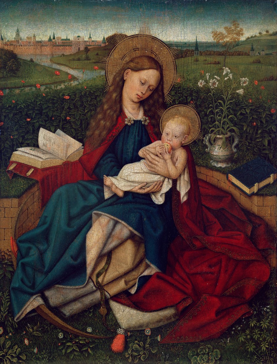The Madonna of Humility av Robert Campin