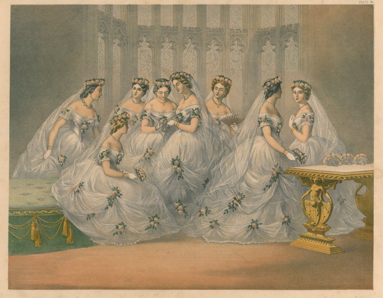 Brudtärnorna, 1863 av Robert Charles Dudley