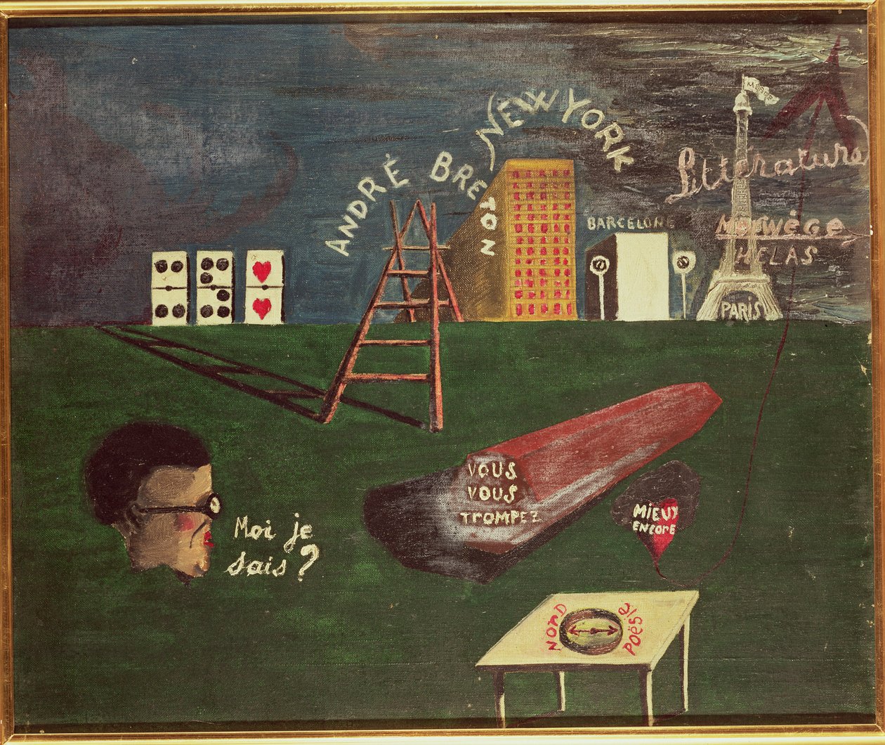 Andre Bretons död, 1922 av Robert Desnos