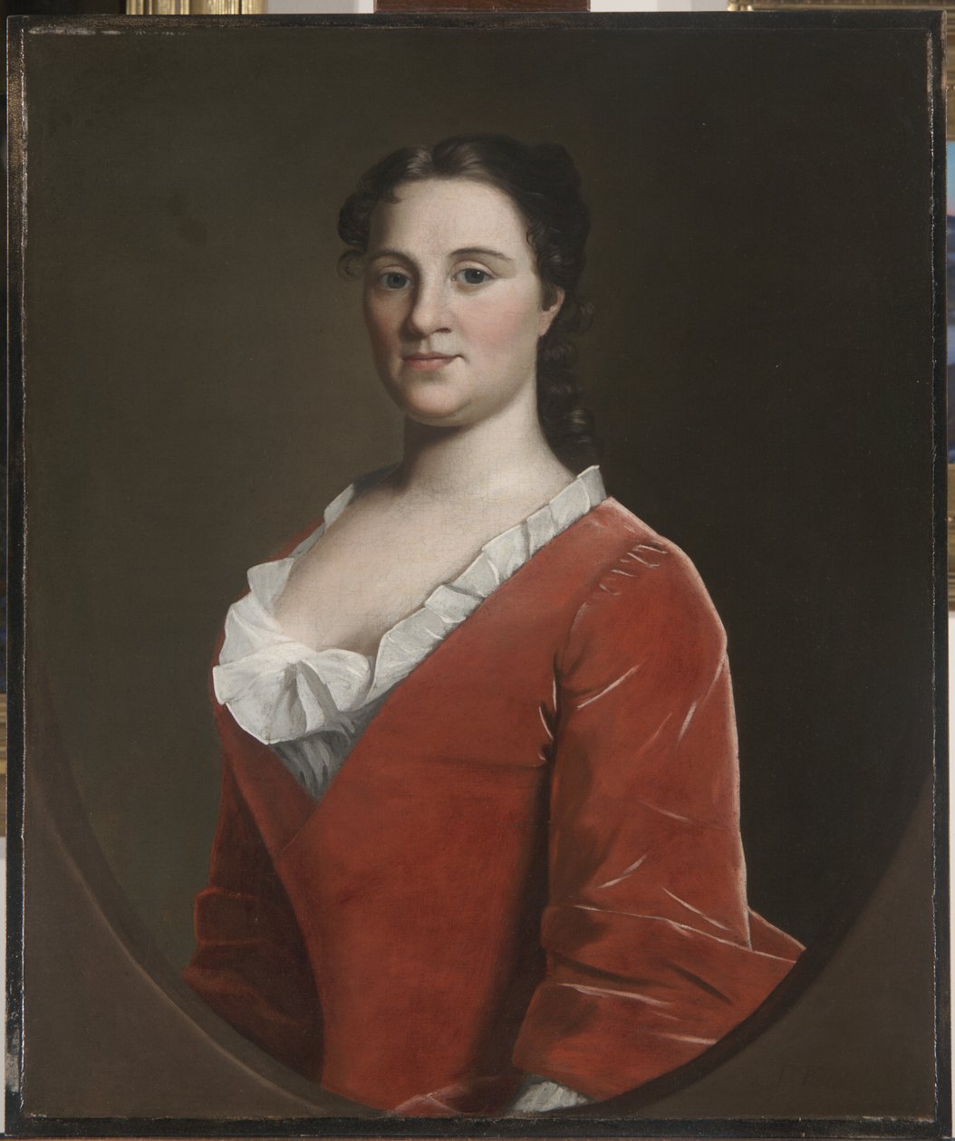 Fru Benjamin Lynde, Jr., ca 1748 av Robert Feke