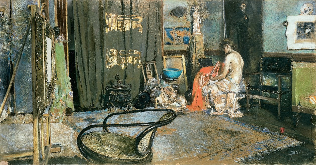Studio of Robert F. Blum av Robert Frederick Blum
