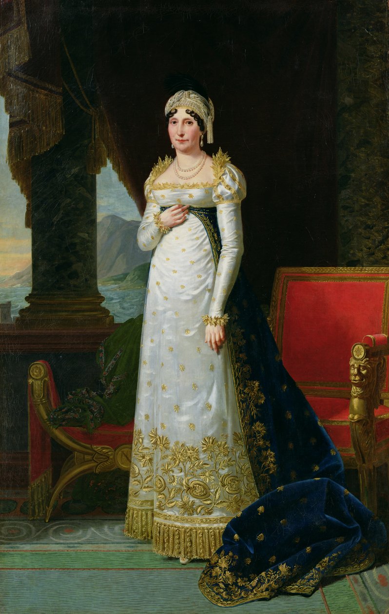Marie-Laetitia Ramolino (1750-1836) 1813 av Robert Lefevre