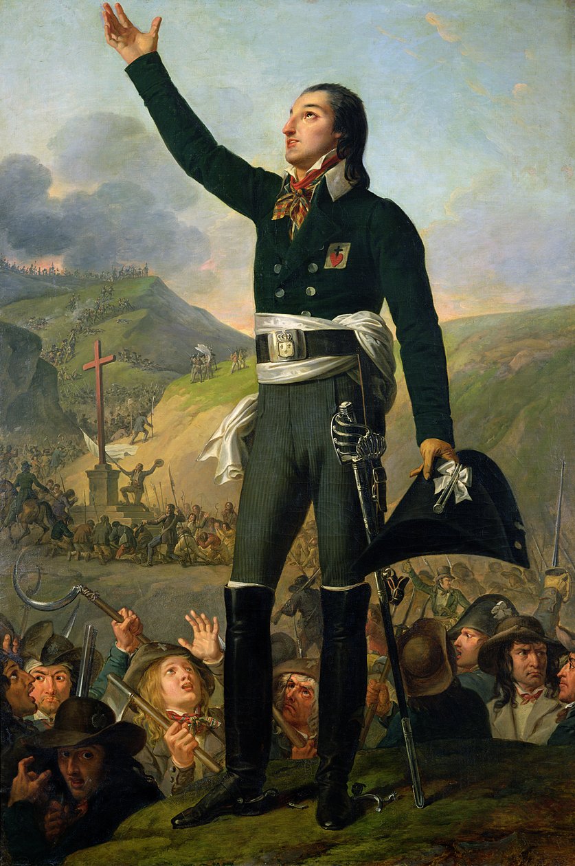 Porträtt av Louis-Marie de Salgues (1766-93) Marquis de Lescure, 1818 av Robert Lefevre