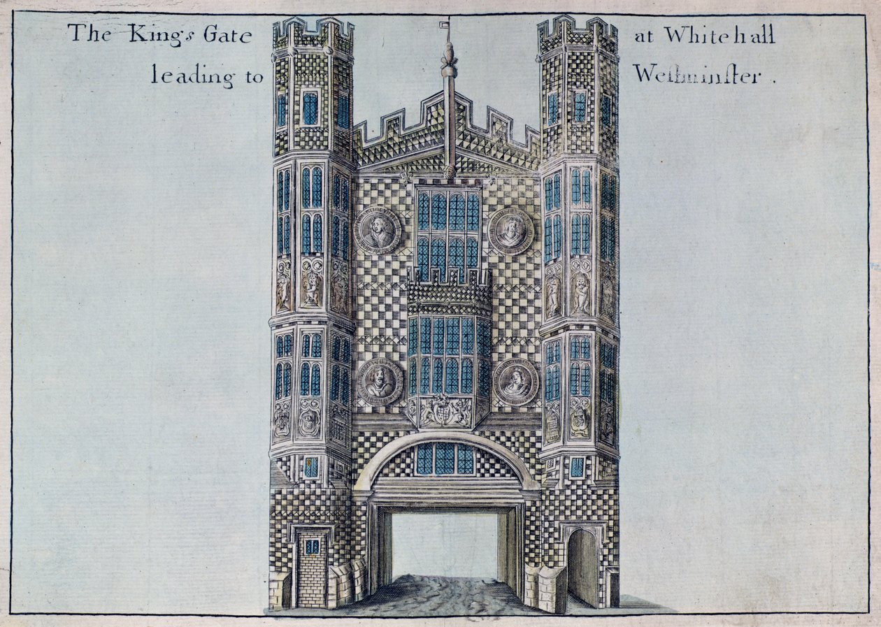 Whitehall: The Kings Gate Leading to Westminster, från 
