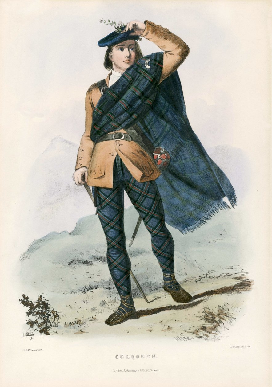 Colquhoun, från The Clans of the Scottish Highlands, pub.1845 av Robert Ronald McIan