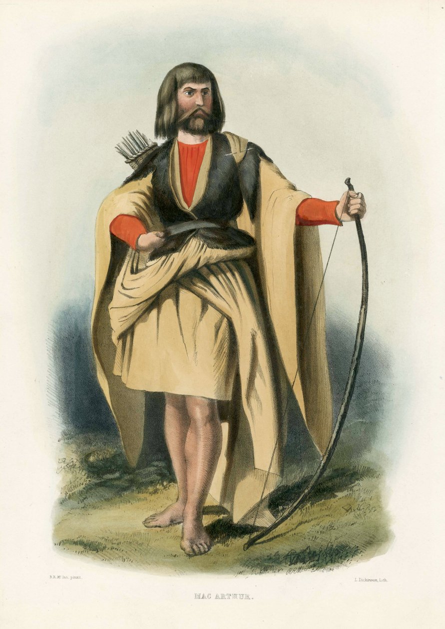 Mac Arthur, från The Clans of the Scottish Highlands, pub.1845 av Robert Ronald McIan