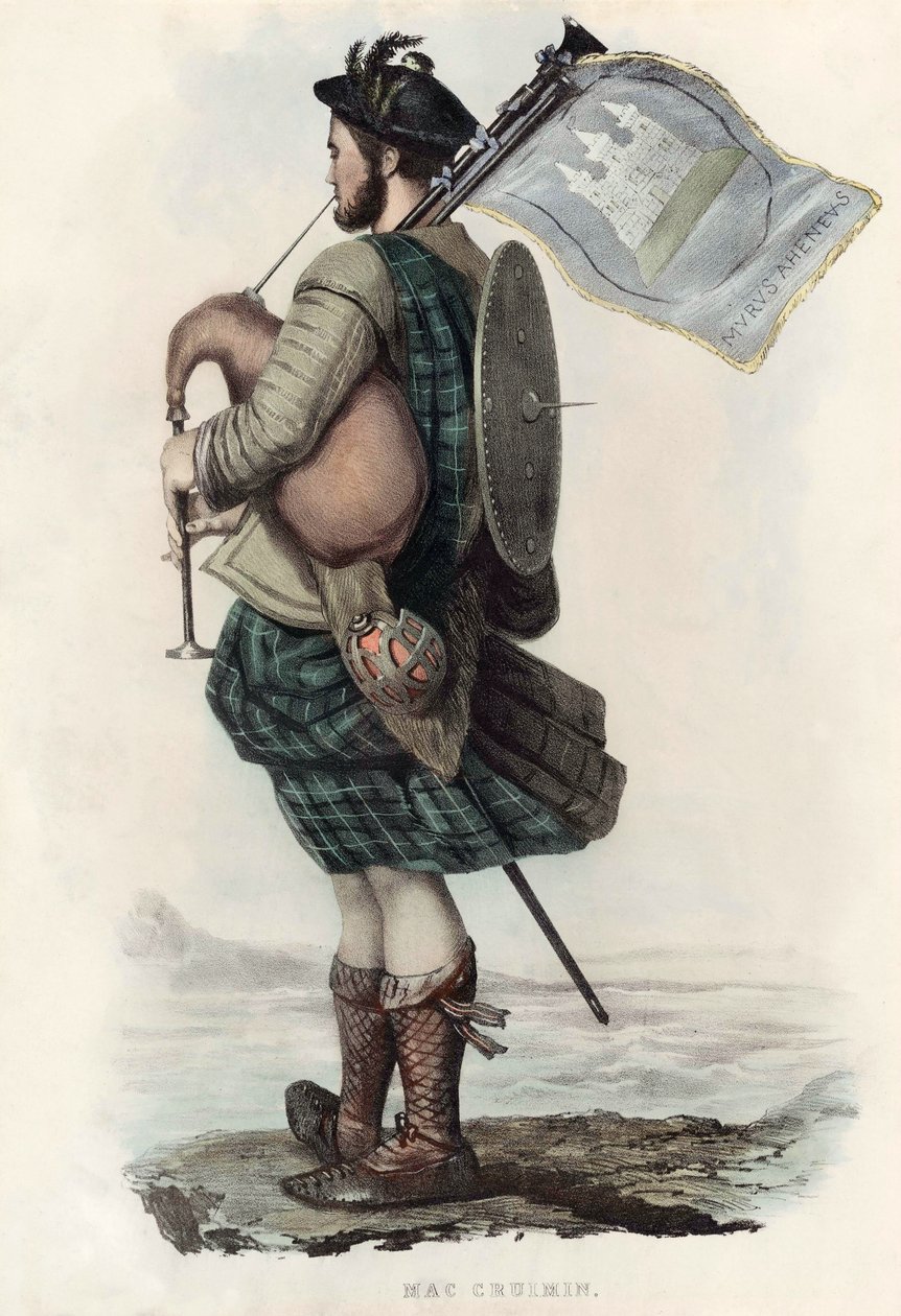 Mac Cruimin, från The Clans of the Scottish Highlands, pub.1845 av Robert Ronald McIan