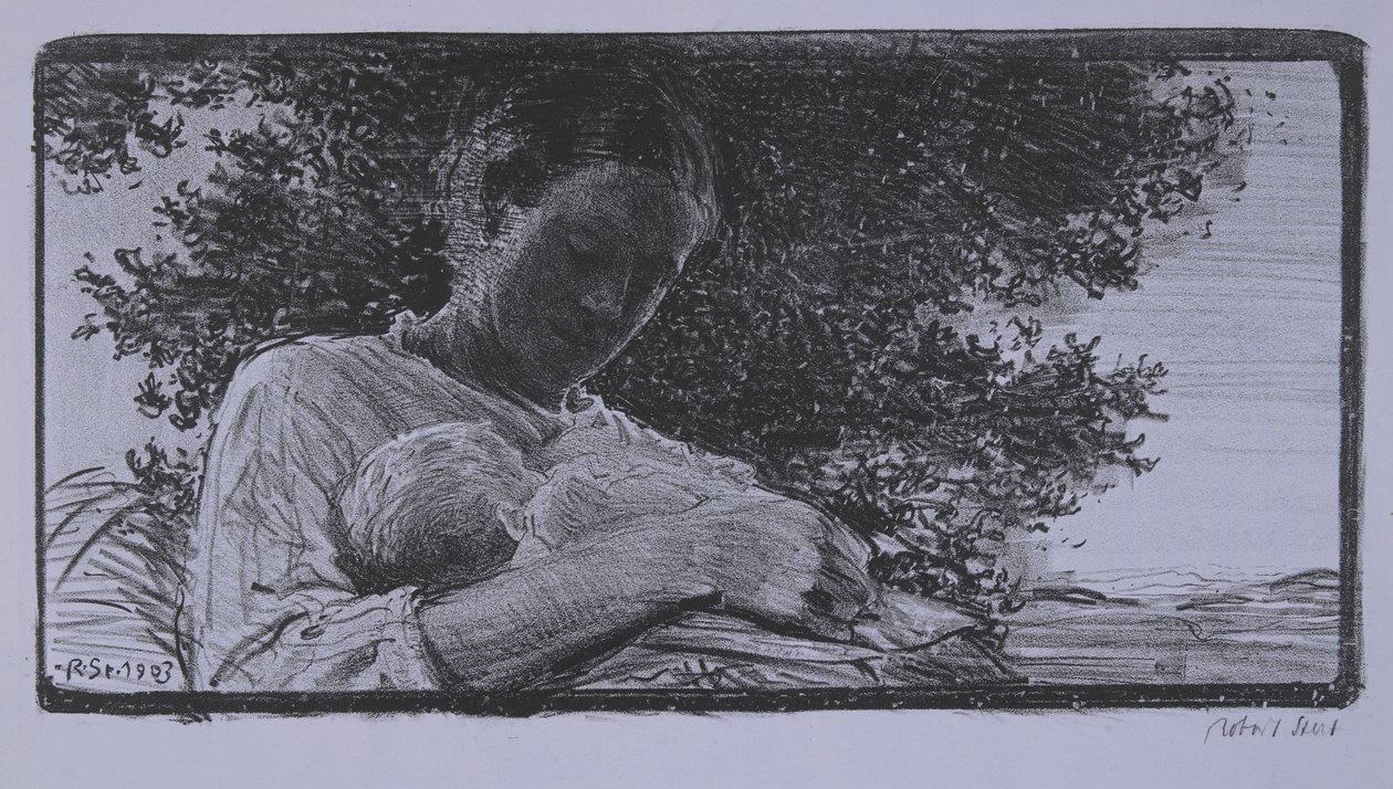 Moderskap, 1903 av Robert Sterl