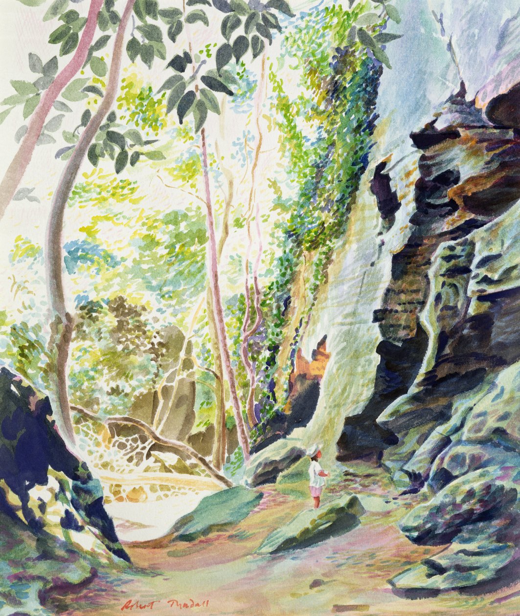 Stenar nära Nowra, N.S.W. Australien (wc) av Robert Tyndall