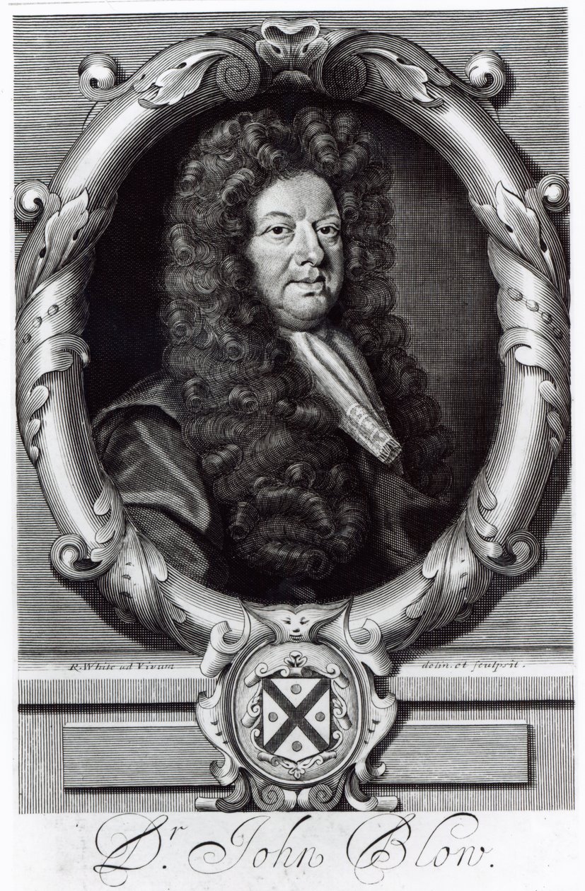 Porträtt av John Blow (1649-1708) av Robert White