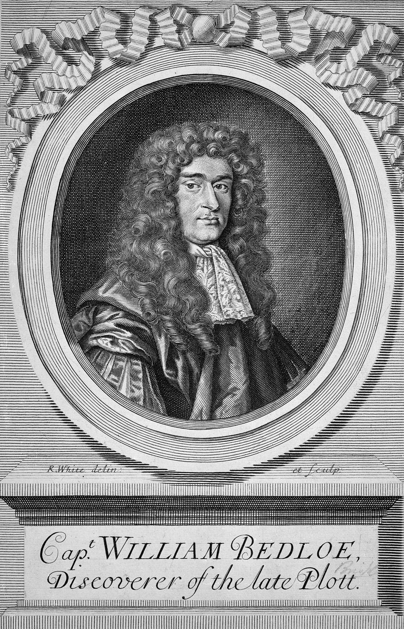 William Bedloe (1650-80) swed av Robert White
