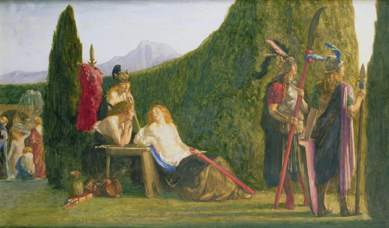 Drottning Hippolytas garde, 1908 av Robert Anning Bell