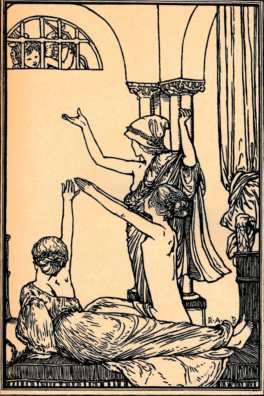 Fångarna, c1900 av Robert Anning Bell