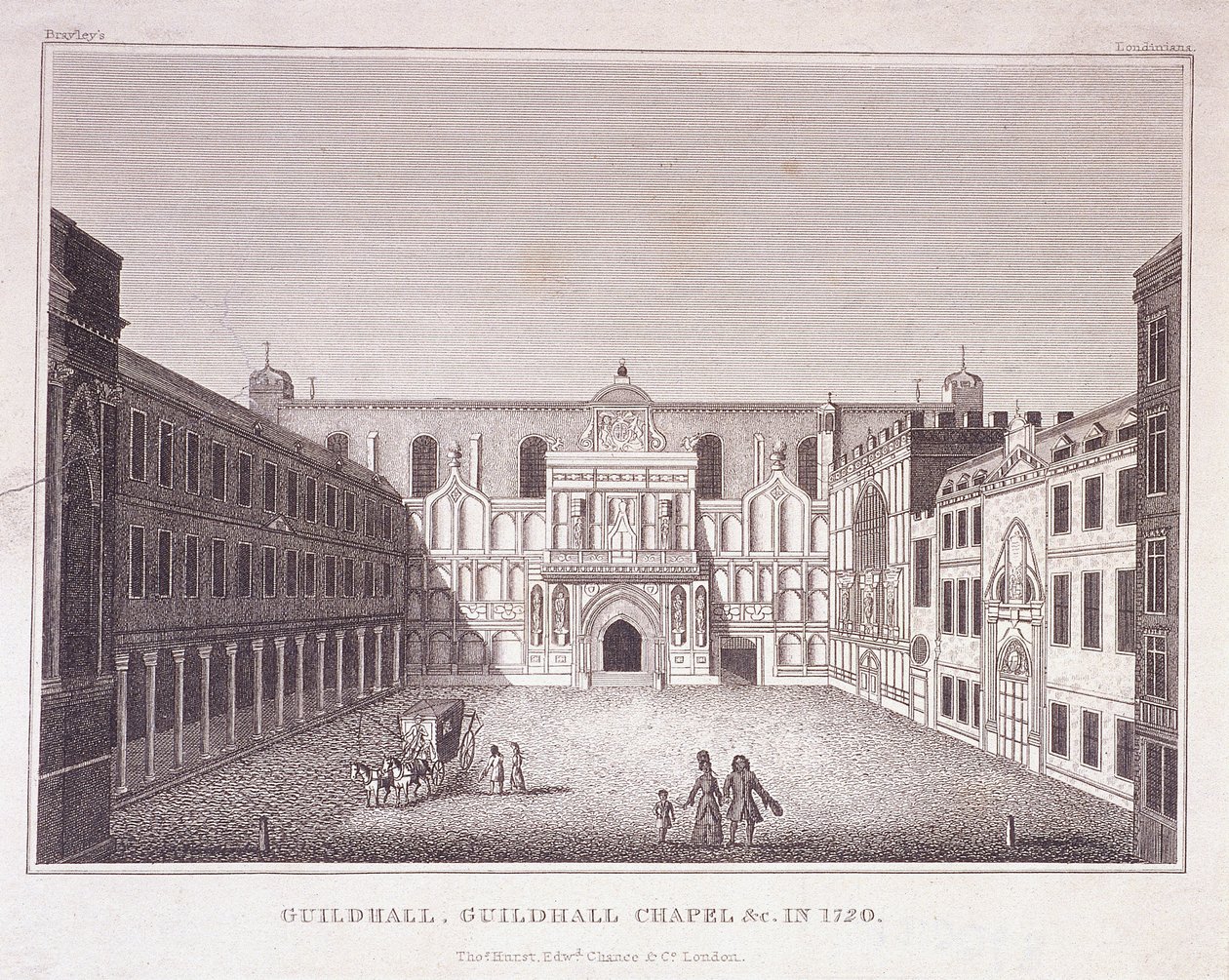 Guildhall, London, 1788 av Robert Blemmell Schnebbelie