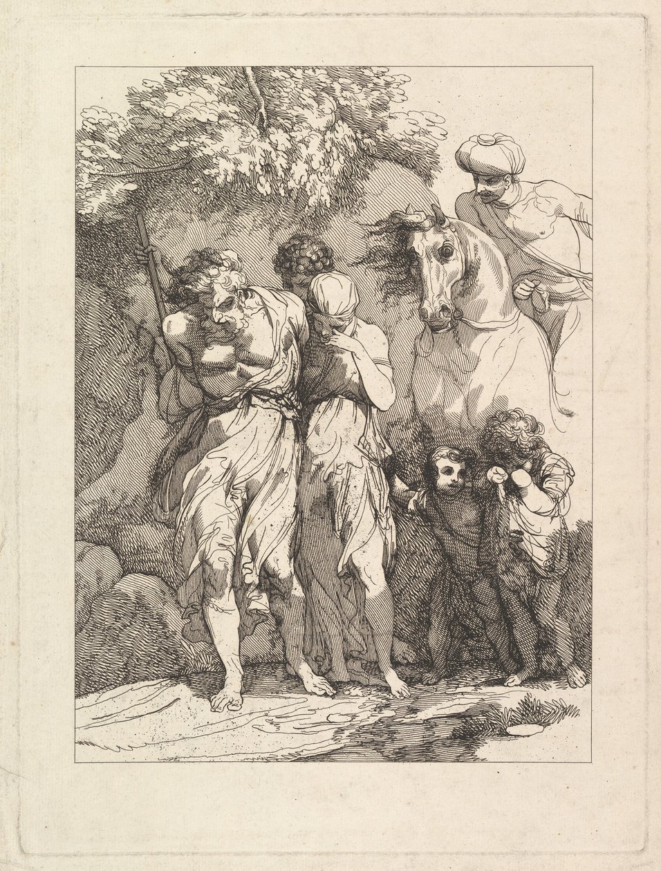 En fången familj, ca. 1783. av Robert Blyth