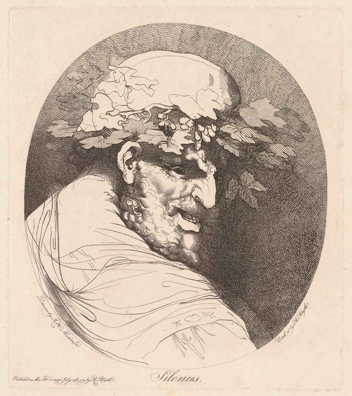 Tystnad av Robert Blyth, after John Hamilton Mortimer