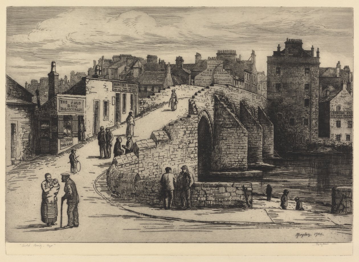 Auld Brig, Ayr av Robert Bryden