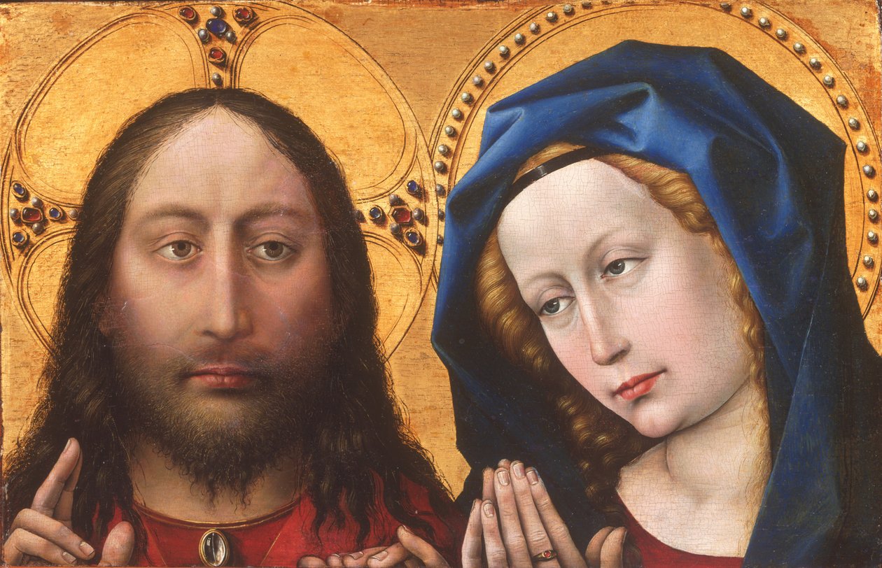Kristus och Jungfrun av Robert Campin