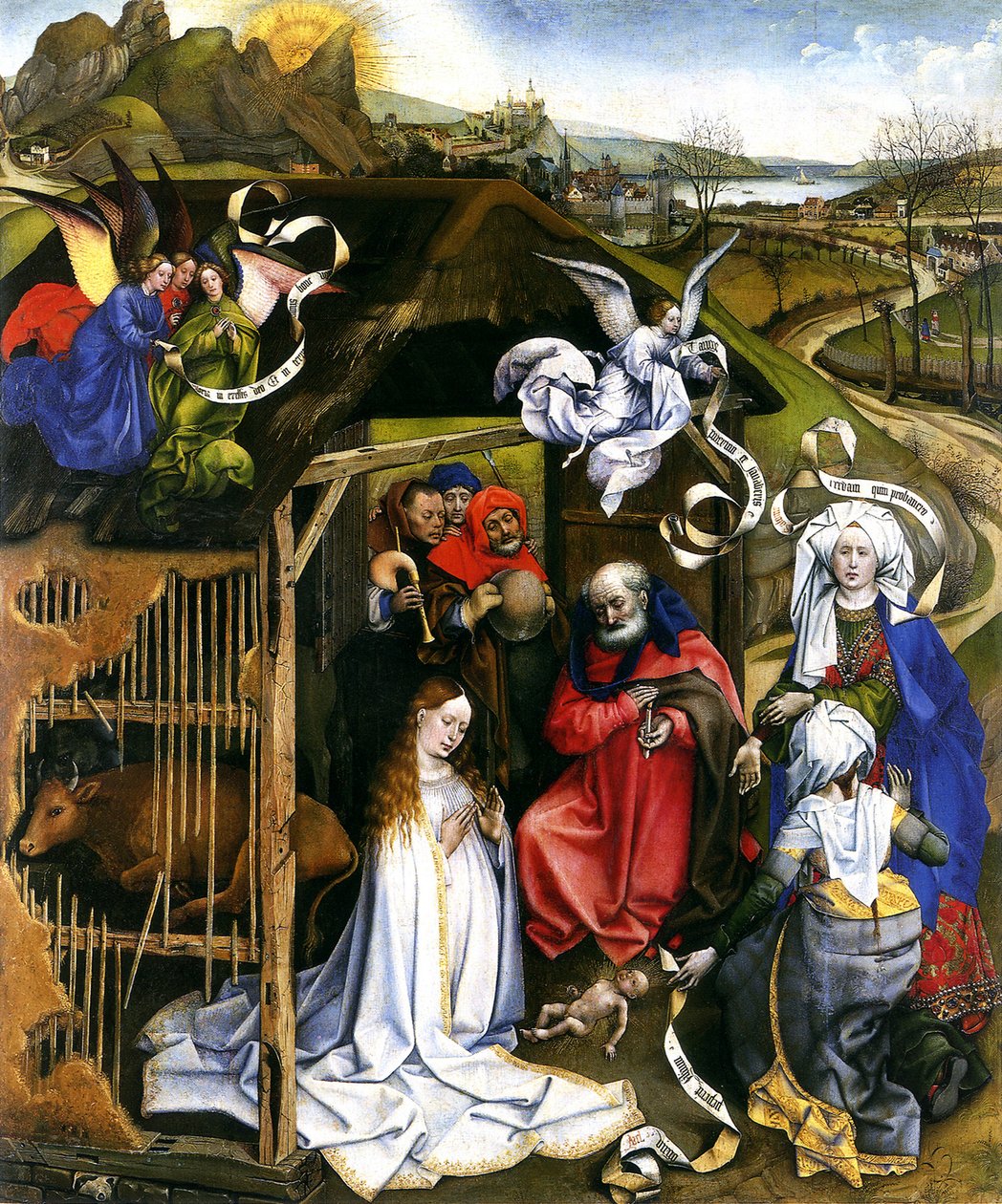 Nativity, c.1425 av Robert Campin