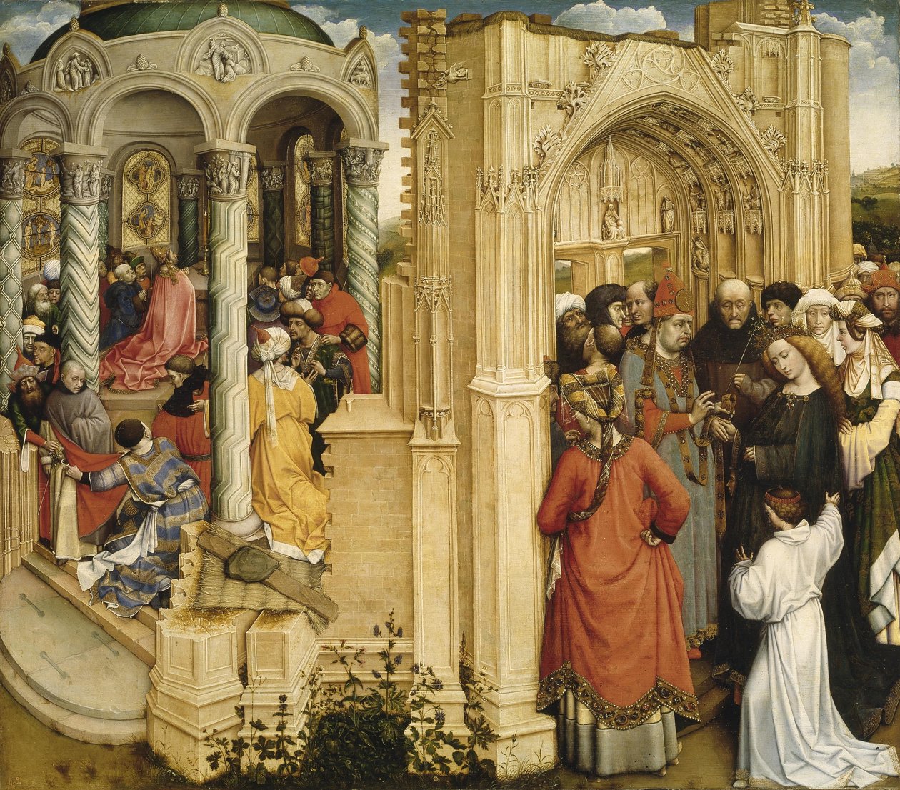 Jungfruns äktenskap av Robert Campin