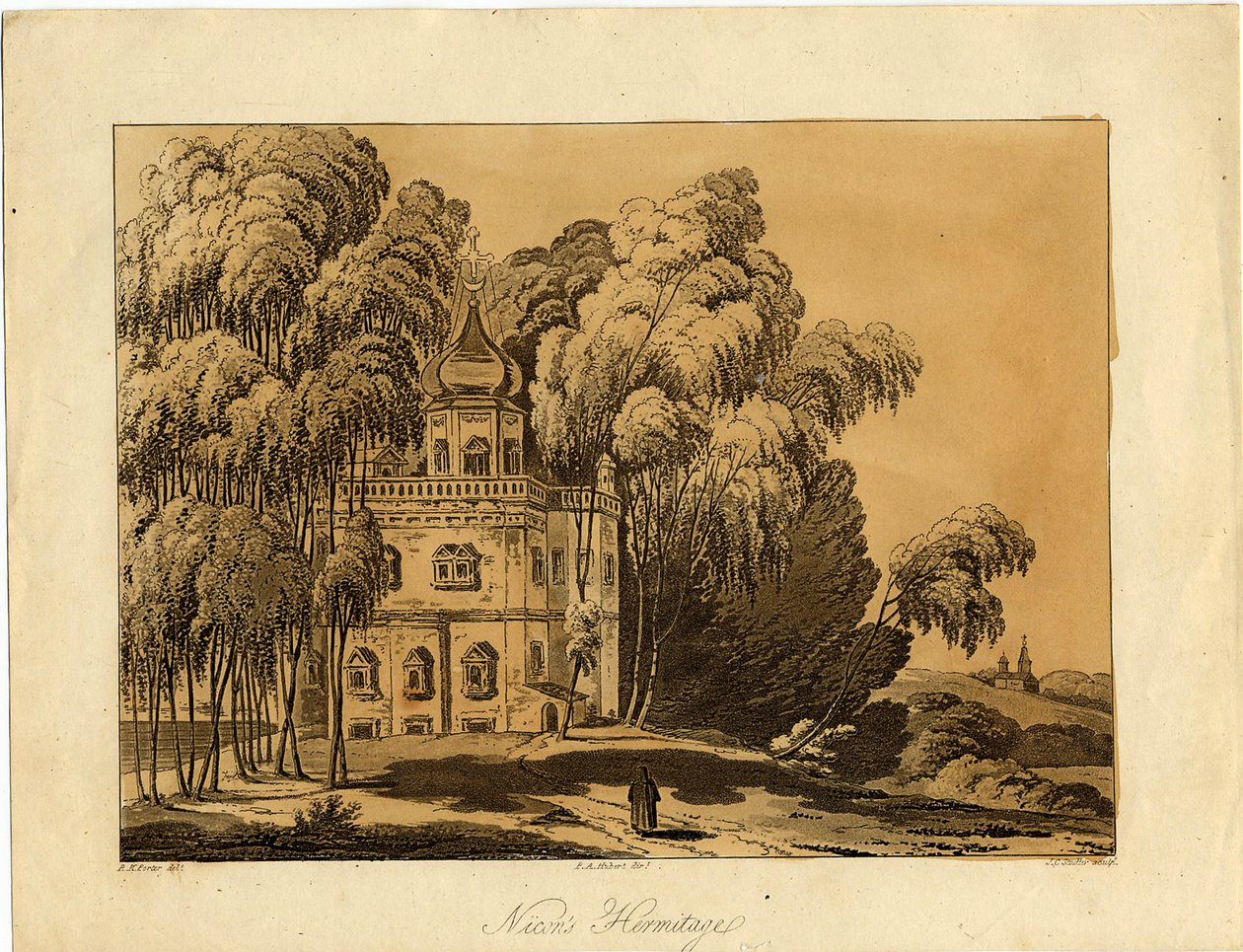 New Jerusalem Monastery, 1809 av Robert Carr Porter