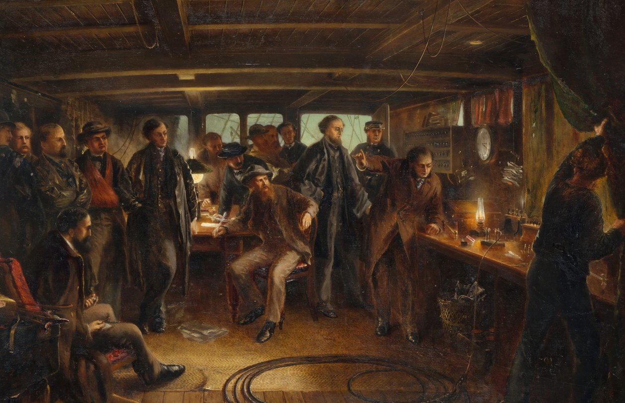 I väntan på svar, ca. 1866. av Robert Charles Dudley