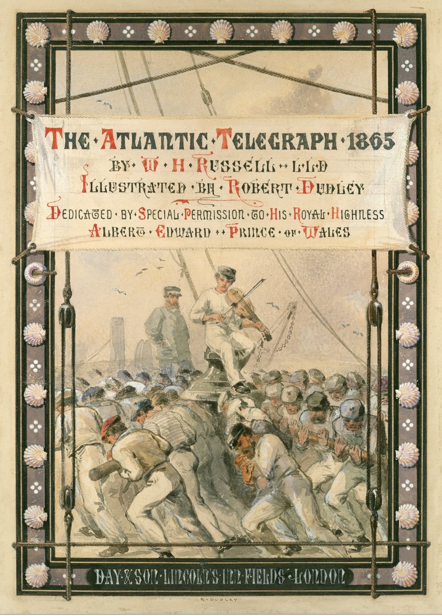 The Atlantic Telegraph, [1866]. av Robert Charles Dudley