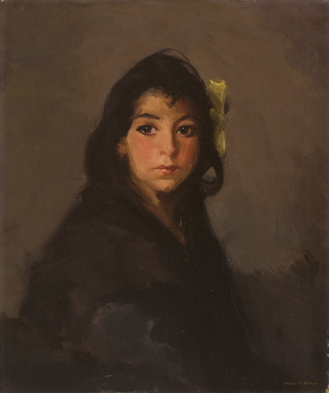 Zigenarflickan, 1912 av Robert Cozad Henri