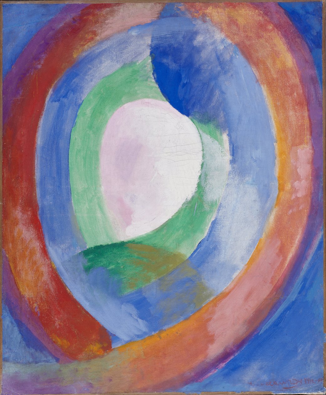 Cirkulära formulär, Månen nr 1 av Robert Delaunay
