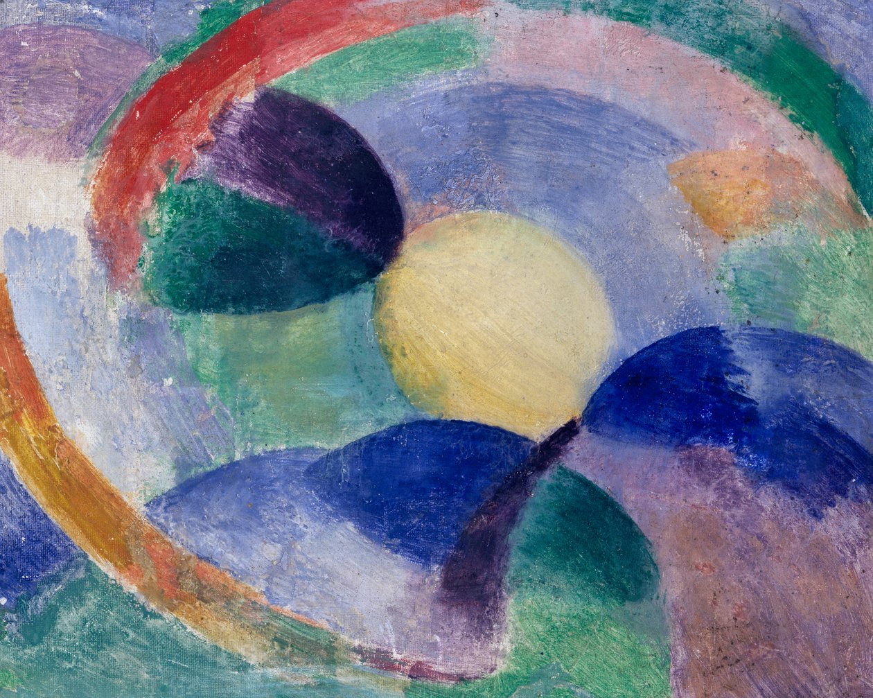 Cirkulära former, måne av Robert Delaunay