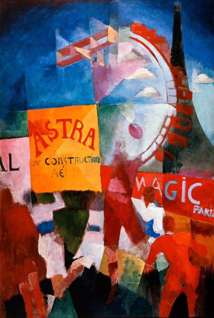 LEquipe de Cardiff, The Cardiff Team, 1913. av Robert Delaunay