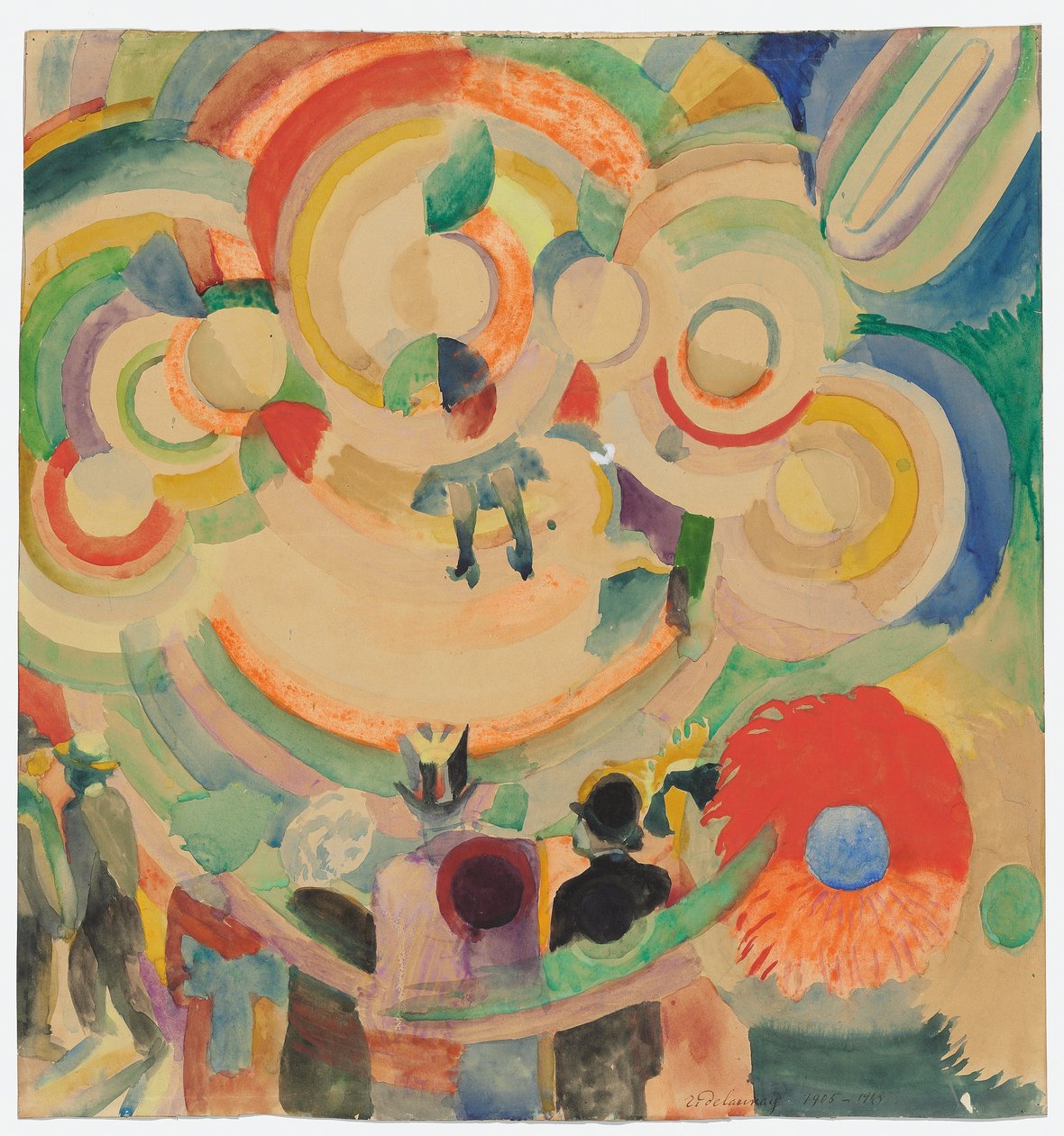 Karusell av grisar av Robert Delaunay