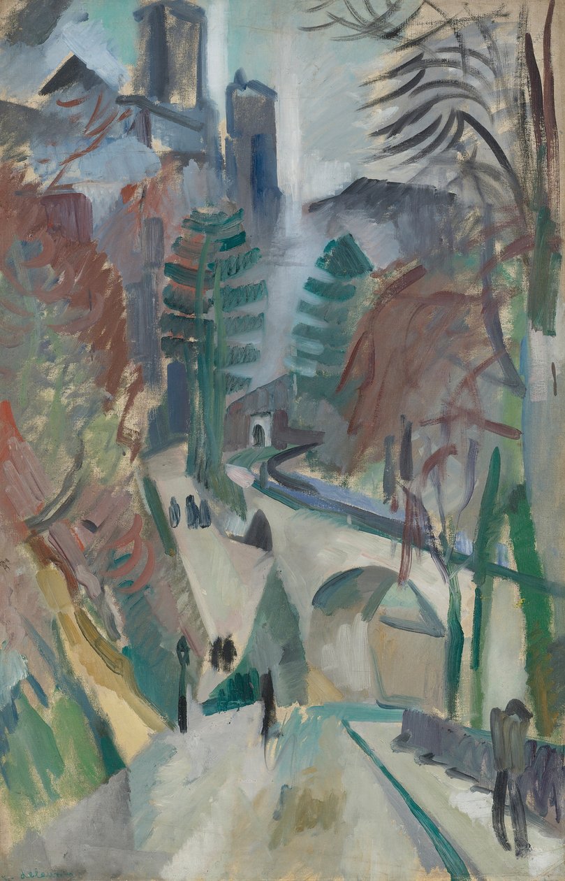 Laons landskap, 1912. av Robert Delaunay
