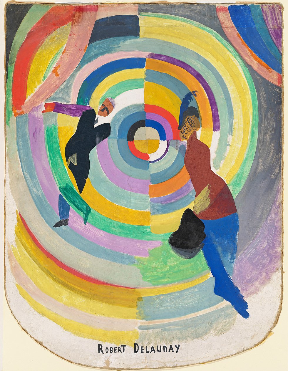 Politiskt drama av Robert Delaunay