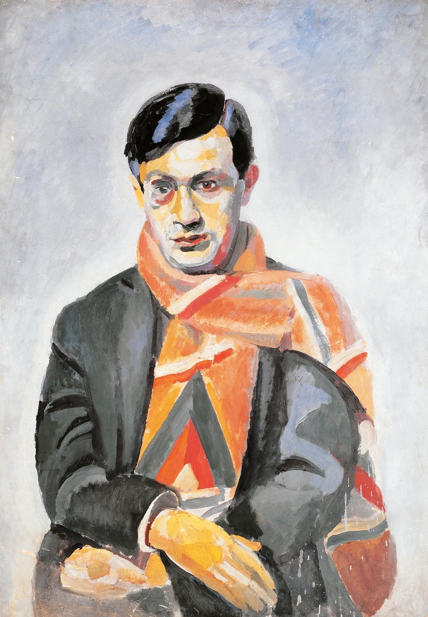 Porträtt av Tristan Tzara av Robert Delaunay