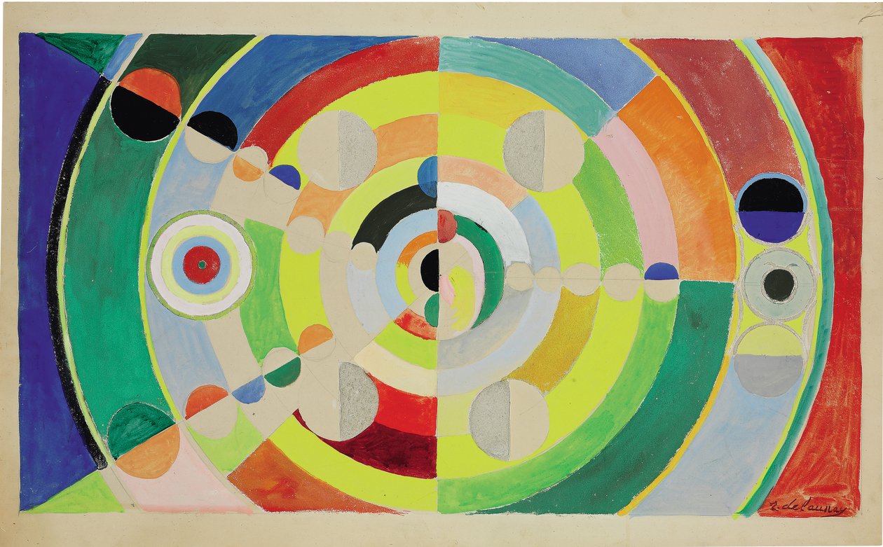 Relief-skivor av Robert Delaunay