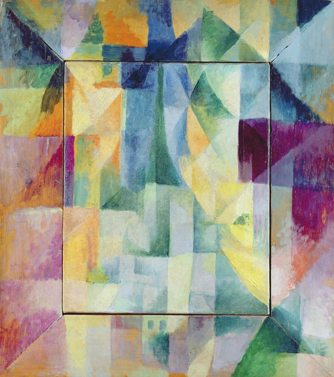 Samtidiga fönster på staden av Robert Delaunay