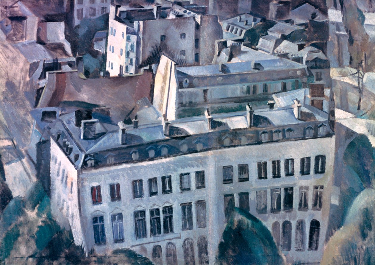 Studie för `Staden, 1909-1910 av Robert Delaunay