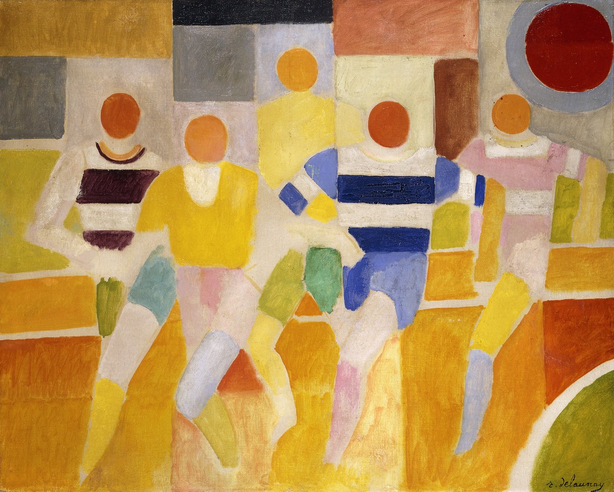 Löparna av Robert Delaunay