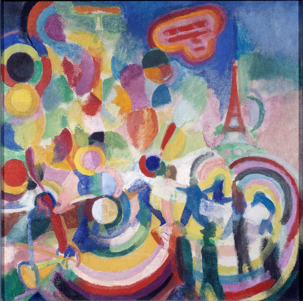 Hyllning till Bleriot Louis Bleriot (1872-1936) av Robert Delaunay