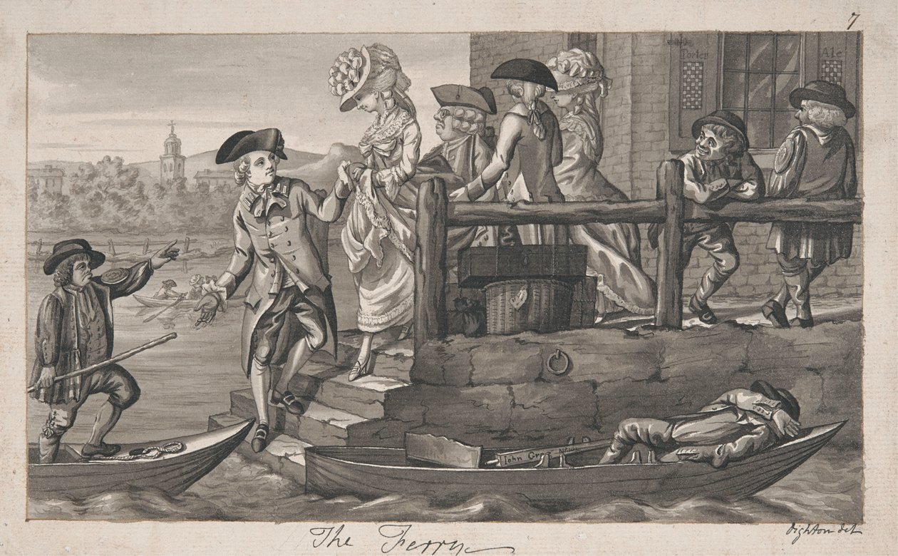 Färjan av Robert Dighton