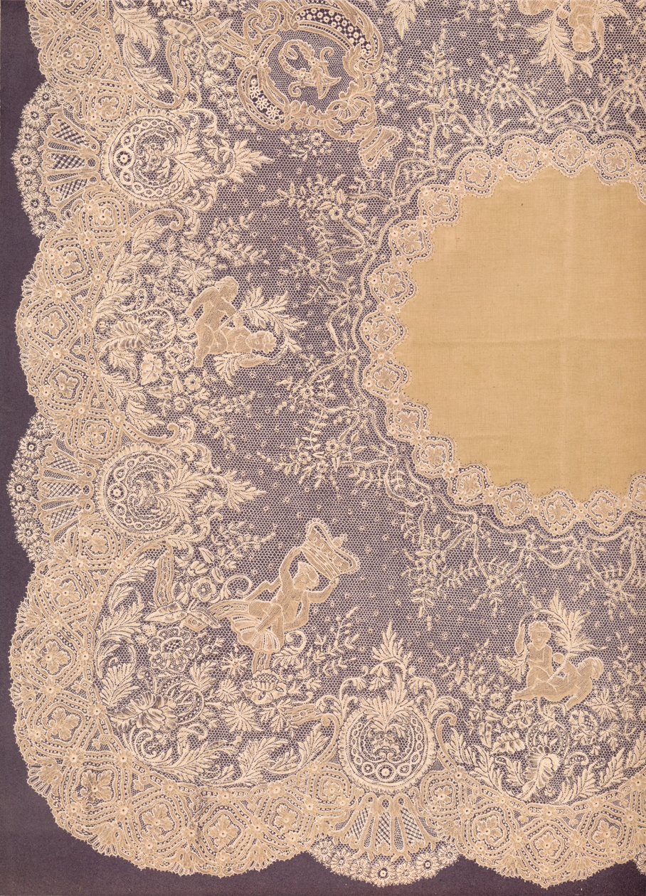 Näsduk av Bryssel Lace, 1863. av Robert Dudley