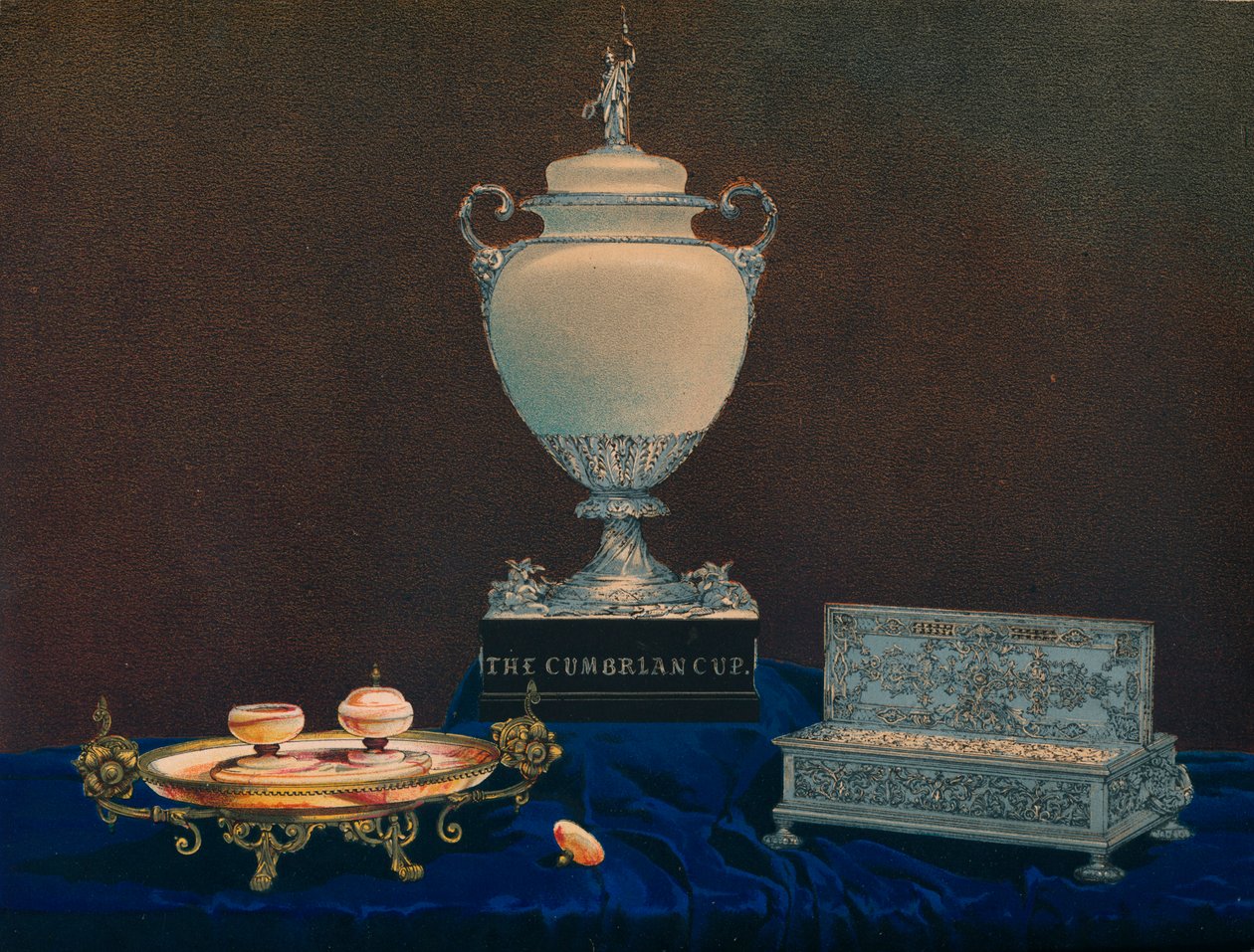 Vas och bläckställ, 1863. av Robert Dudley