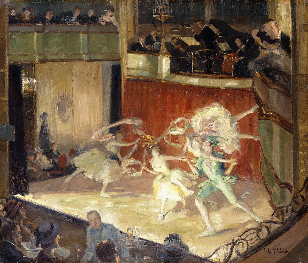 På teatern av Robert Emil Stubner