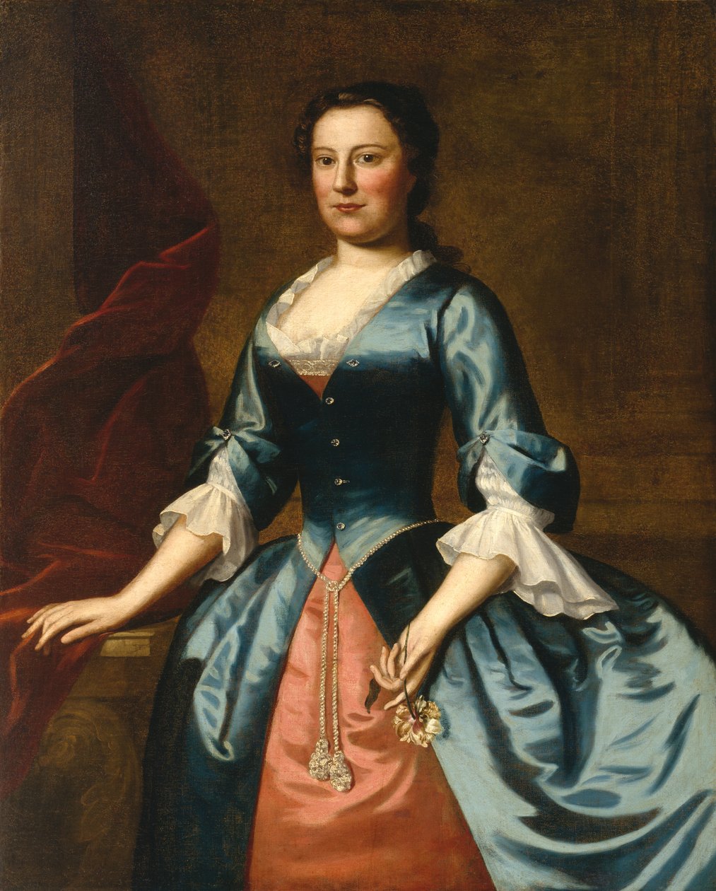 Porträtt av Mrs. Samuel McCall, Sr. av Robert Feke