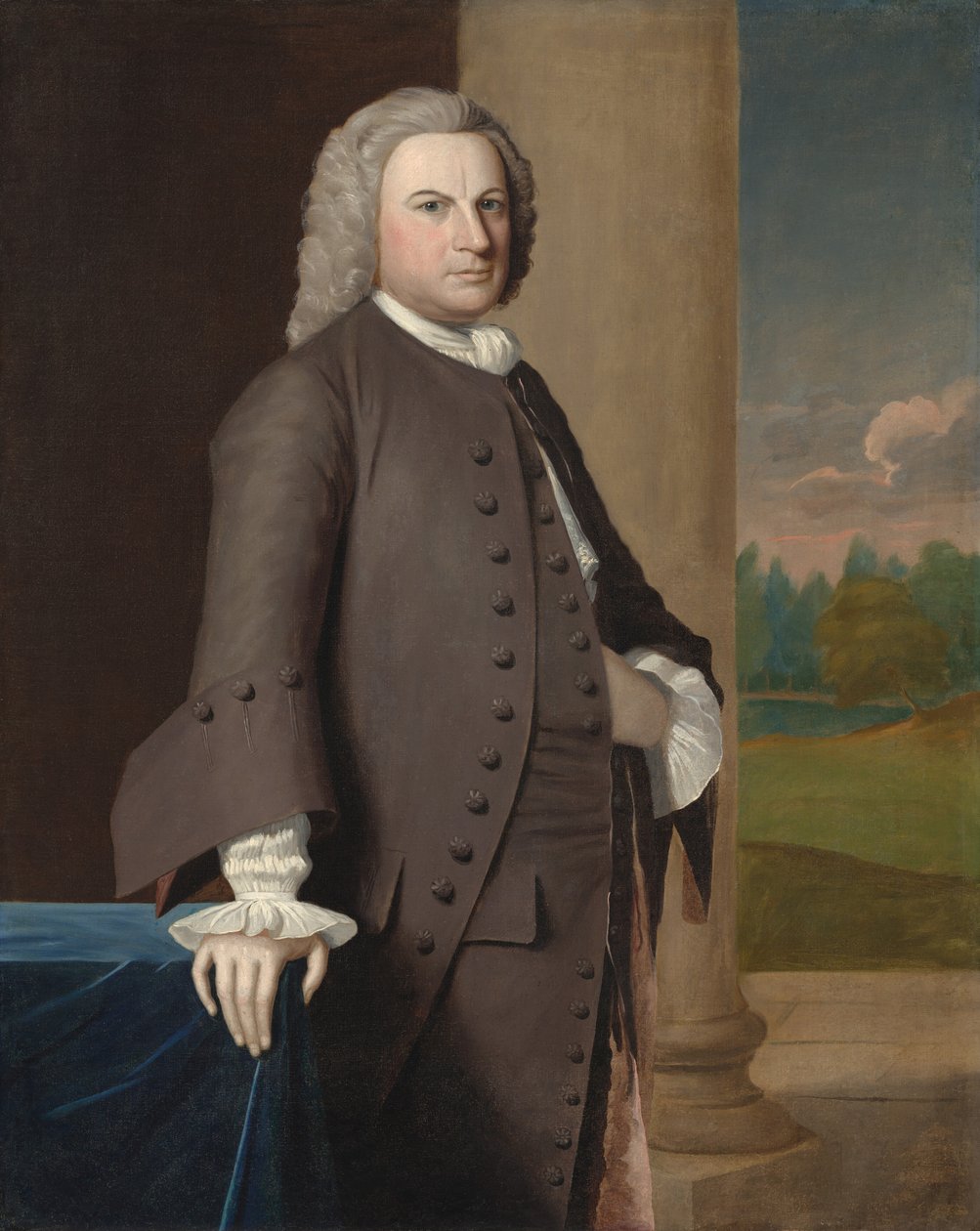 Simon Pease, ca 1749 (olja på duk) av Robert Feke