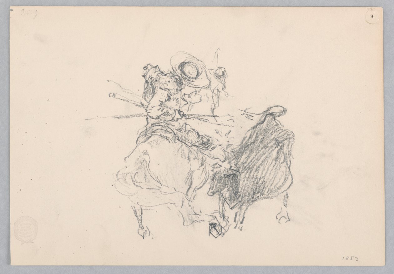Tjurfäktning, Spanien av Robert Frederick Blum