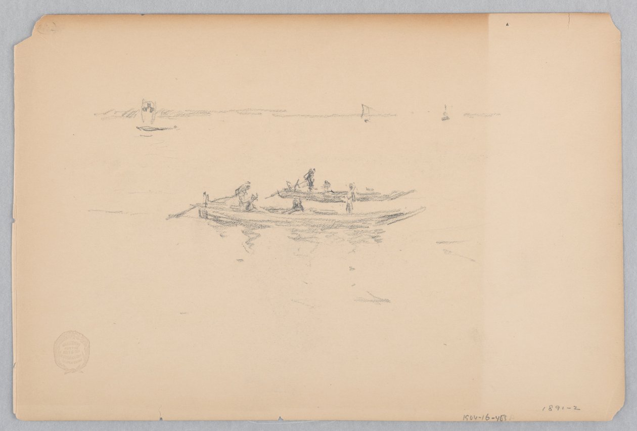 Fiskebåtar, Japan av Robert Frederick Blum